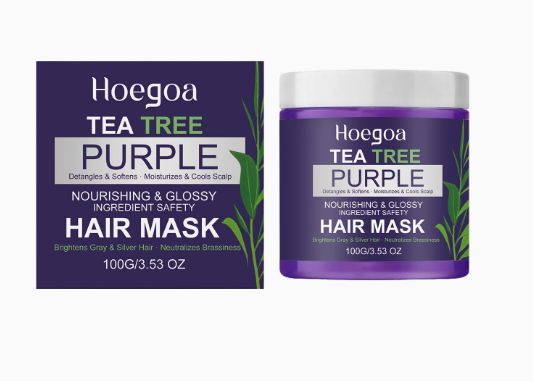 Purple Shampoo for Yellow Tone Removal and Hair Care