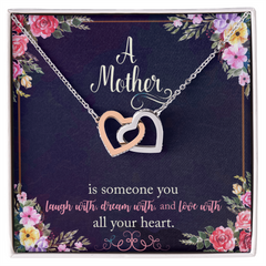 A Mother Interlocking Hearts Necklace