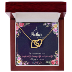 A Mother Interlocking Hearts Necklace