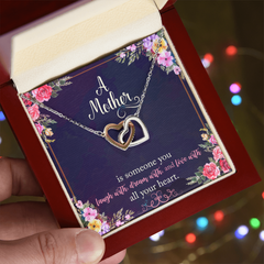 A Mother Interlocking Hearts Necklace