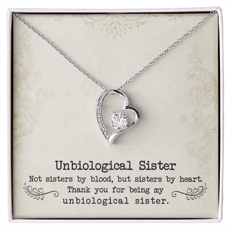 Unbiological Sister - Forever Love Necklace